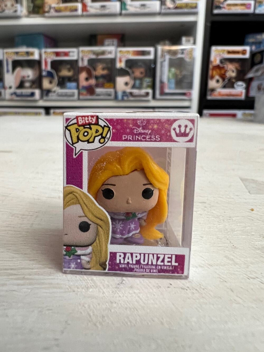 BITTY Holiday Rapunzel 1" Funko Pop Tangled Disney Princess Christmas Animation